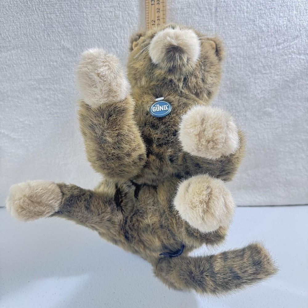 Vintage 1985 Gund Collectors Classics Realistic Plush Tabby Cat 14" Limited Edit